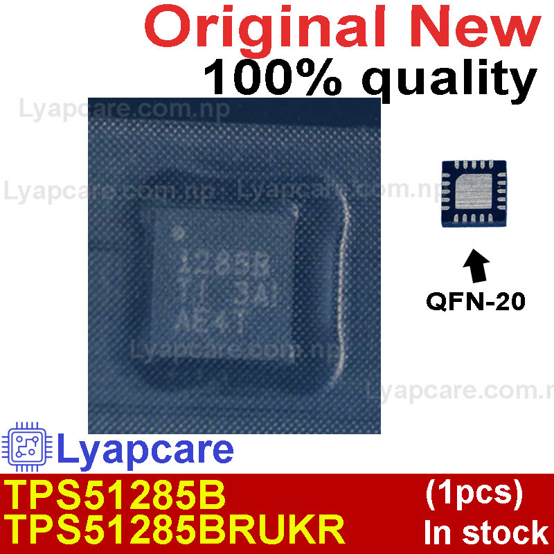 (1piece)100% New 1285B TPS51285B TPS51285BRUKR QFN-20 Chipset