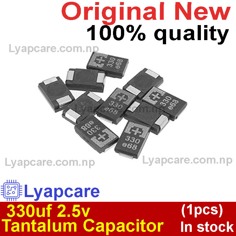 (1pece) New Tantalum Capacitor 330uf 2.5v Original